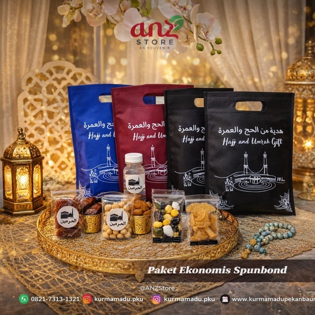 Paket Oleh2 Haji Umroh Premium Tas Spun Bon