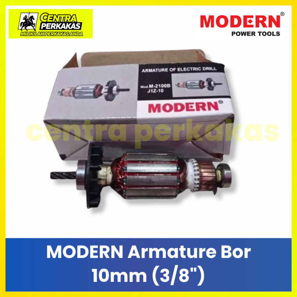 Modern M-2100BAR Armature Bor - Angker Sparepart Mesin Bor 10mm M2100BAR