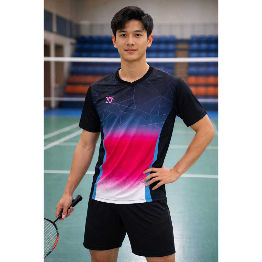 Baju Badminton Baju Bulutangkis Printing / Baju Bulutangkis Dewasa