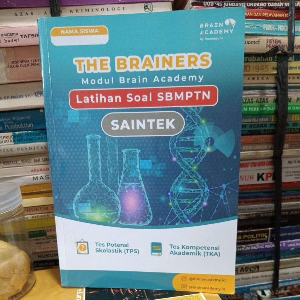 THE BRAINERS MODUL BRAIN ACADEMIY LATIHAN SOAL SBMPTN SAINTEK BUKU BEKAS