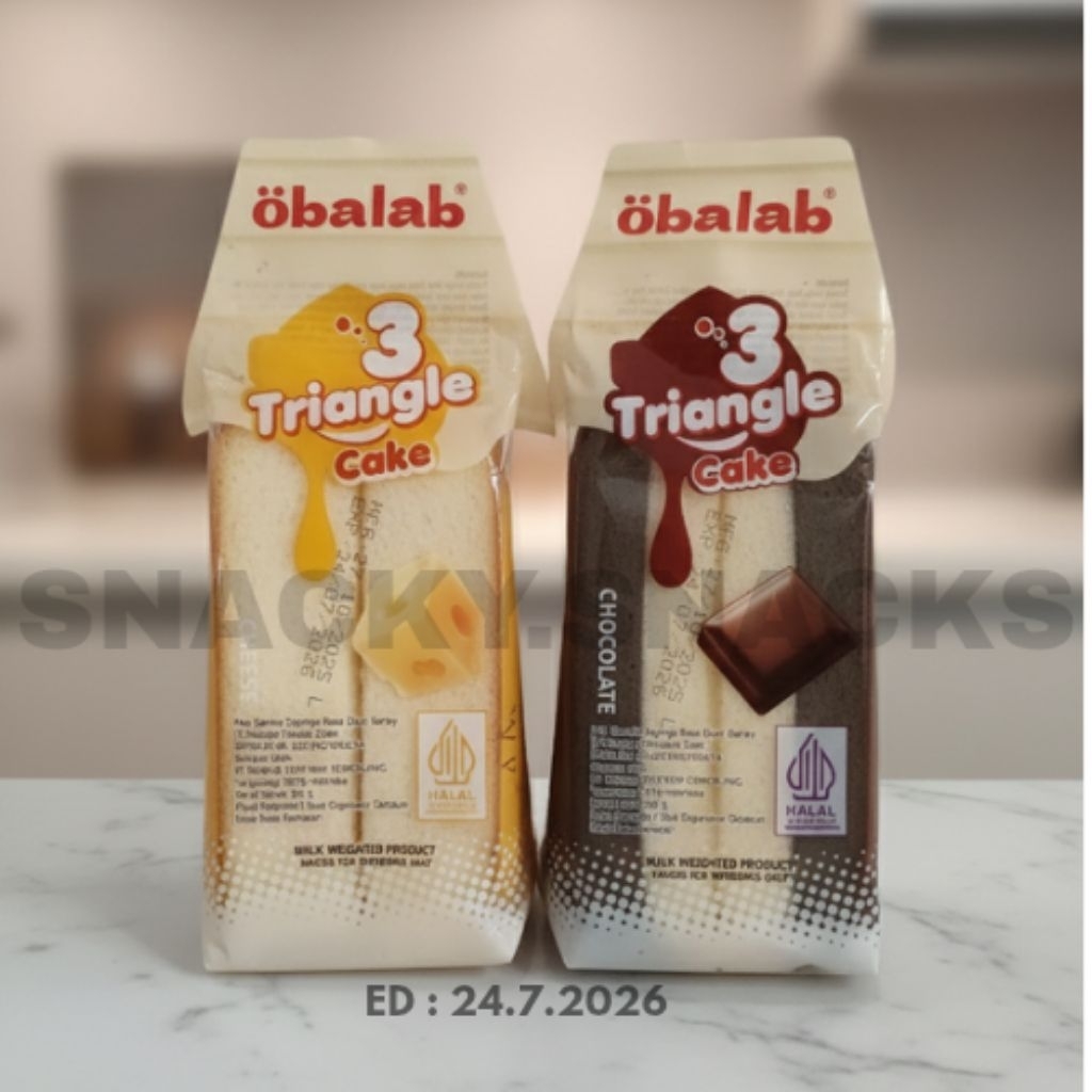 SNACK CHINA - Obalab 3Triangle Cake Halal