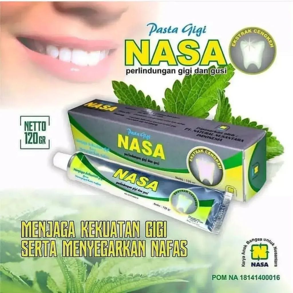 Pasta Gigi Nasa Original 100% Asli PGN Pemutih Gigi dan Menghilangkan Karang