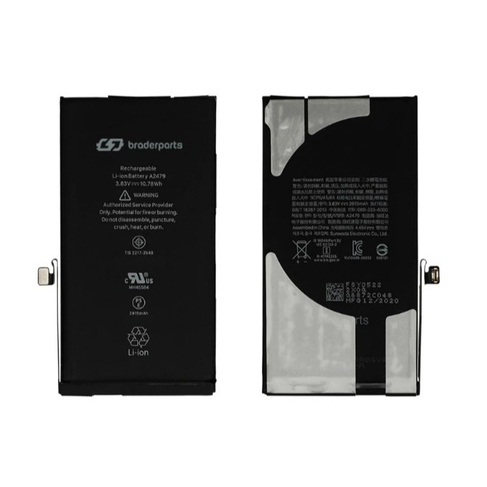 BATTERY | BATERAI | BATRE IPHONE 12/12 PRO KUALITAS ORIGINAL BRADERPARTS