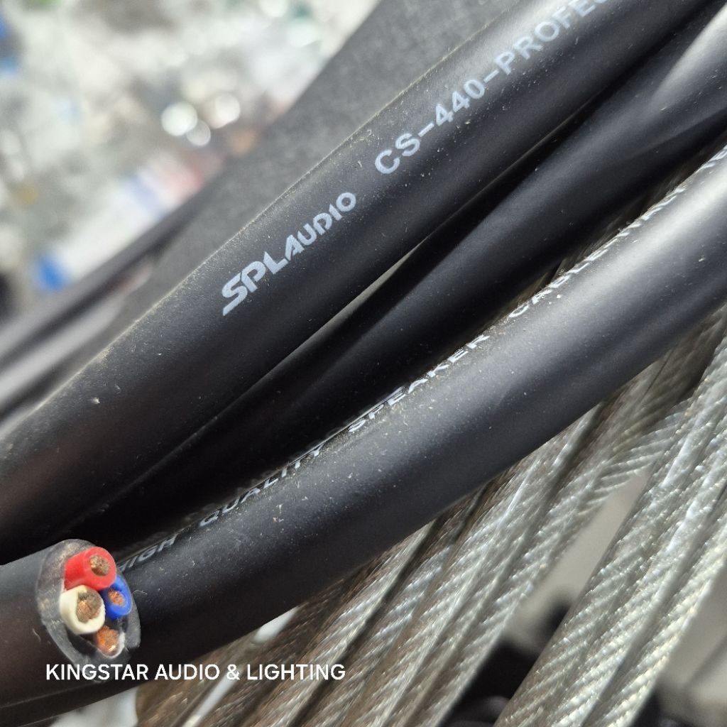 Kabel Speaker SPL Audio CS440 1 meter 1m 4 x 4mm 4x4mm Cable CS 440 Original