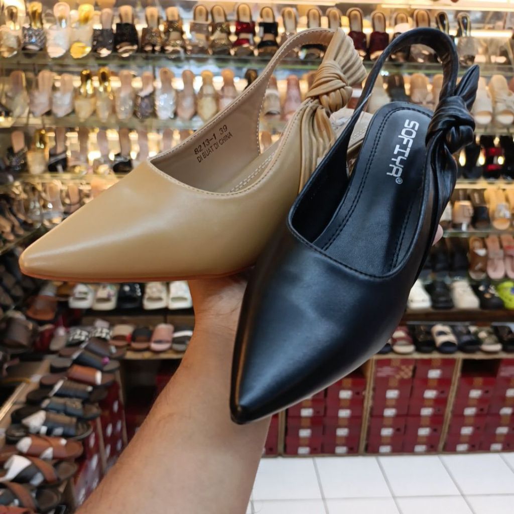 Sepatu Sendal Sofiya tali belakang