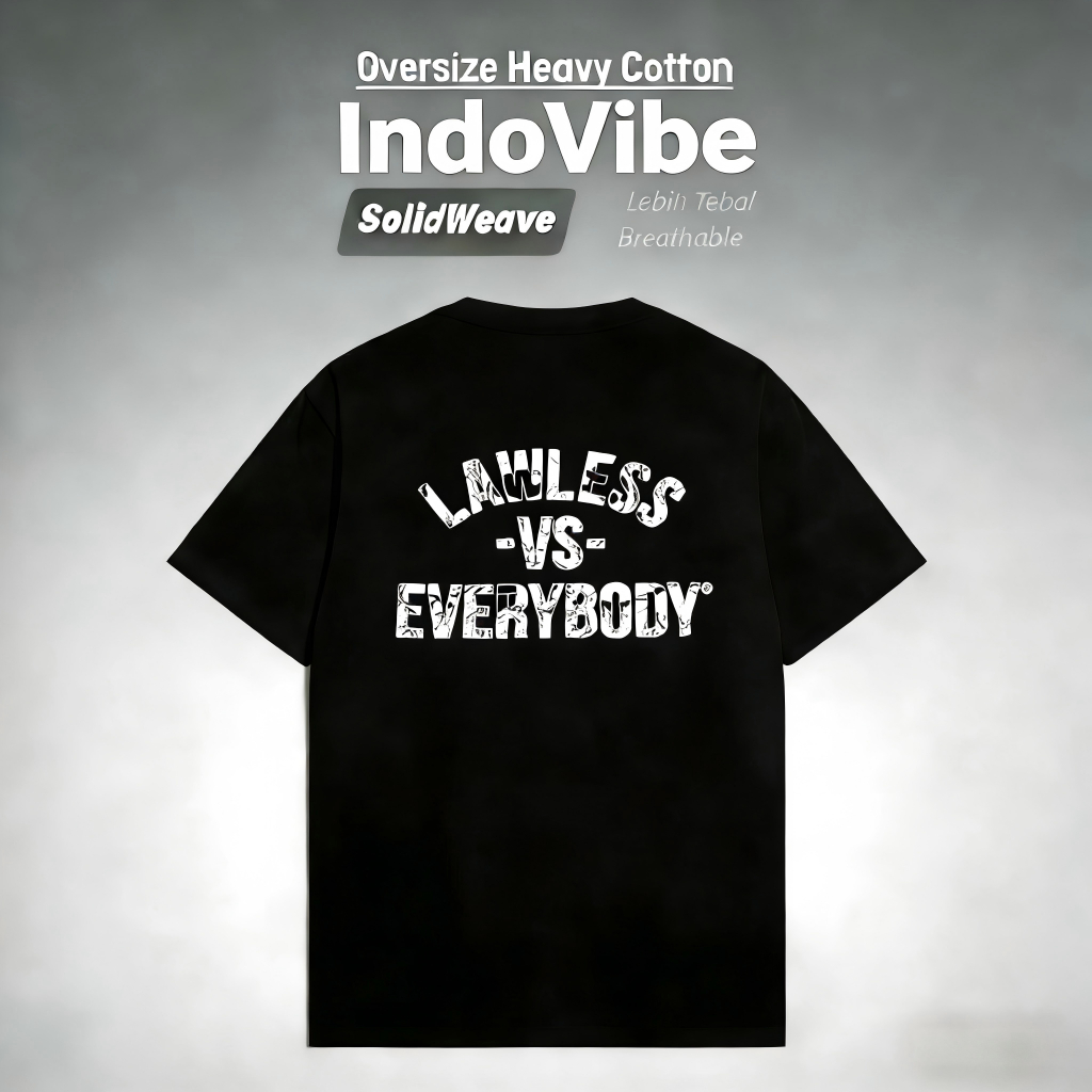 Lawless x Urbain - Lawless Vs Everybody Tshirt - Black