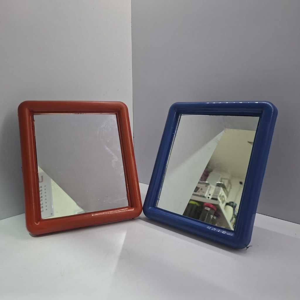 Cermin Persegi Hias/Cermin Meja/Cermin Dinding Minimalis/Cermin Dekorasi Rumah/Kaca Rias Kotak/cermi