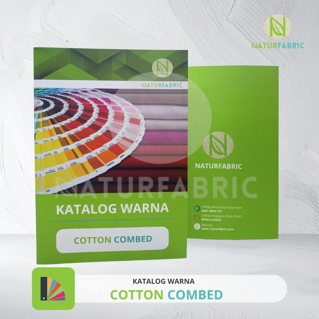 NaturFabric Katalog Warna Kain Cotton Combed Untuk Pilihan Produk Anda