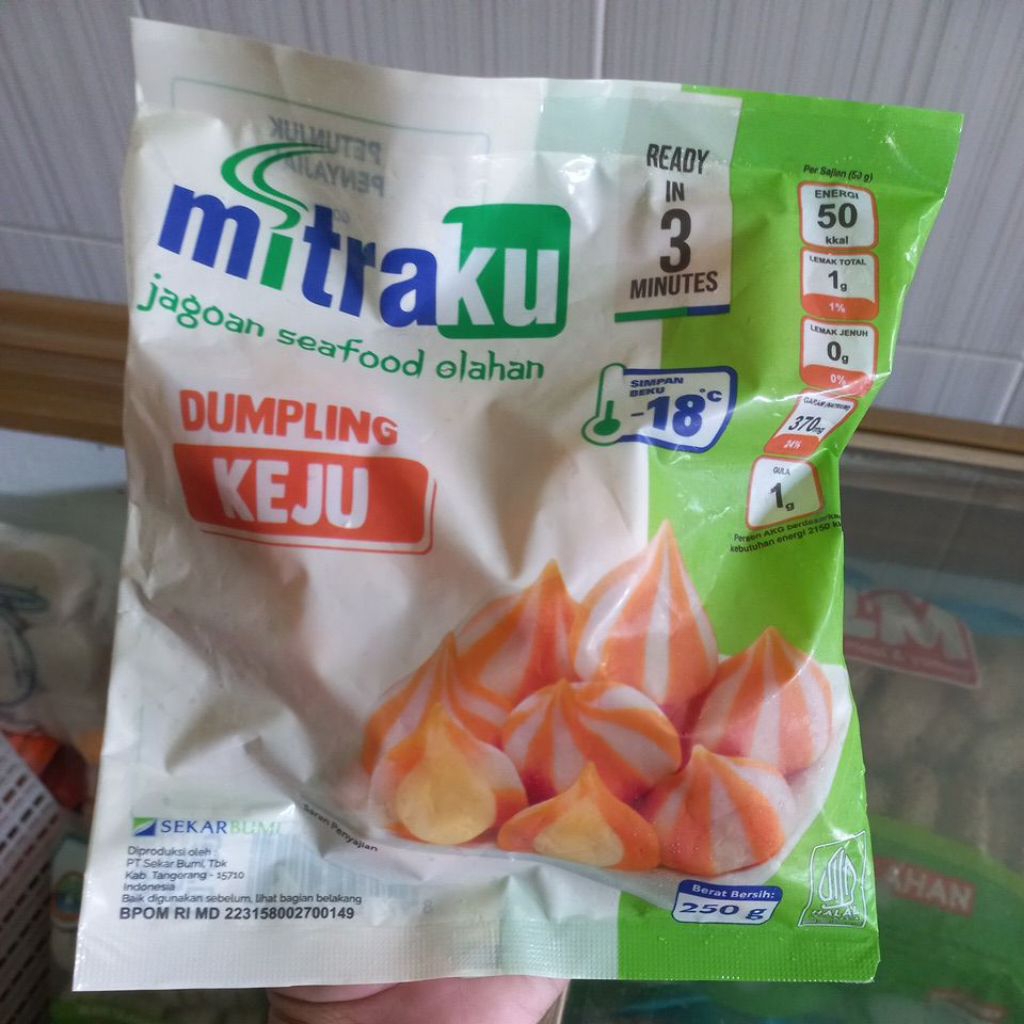 Mitraku Dumpling Keju 250gr