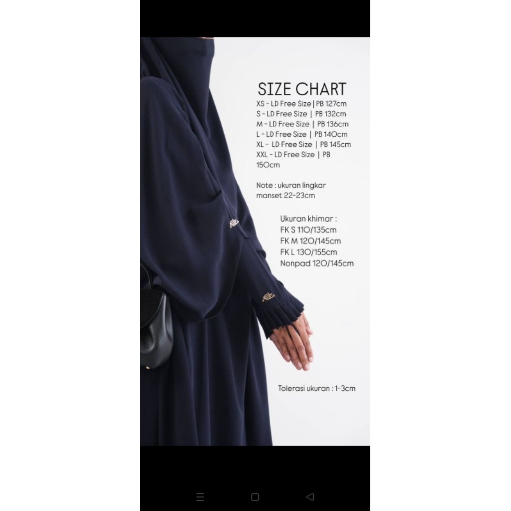 FK Tali Lana by Malikah size Medium