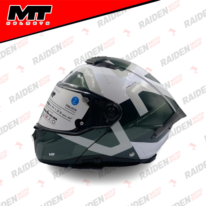 MT HELMETS Atom 2 SV Dexter A6 Gloss Green Helmet