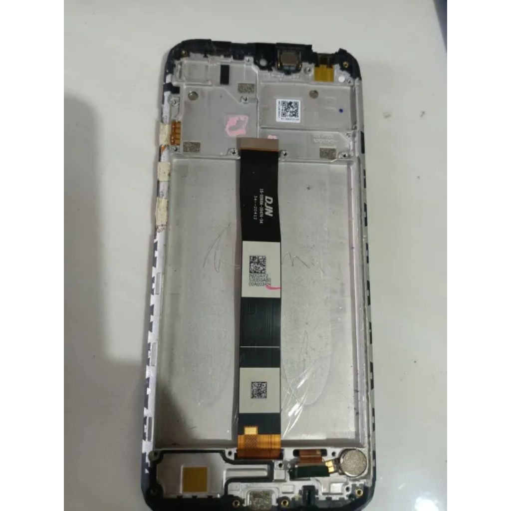 Lcd Tc Hp Redmi 9A Kondisi TC Retak parah sentuh normal lcd cabutan normal