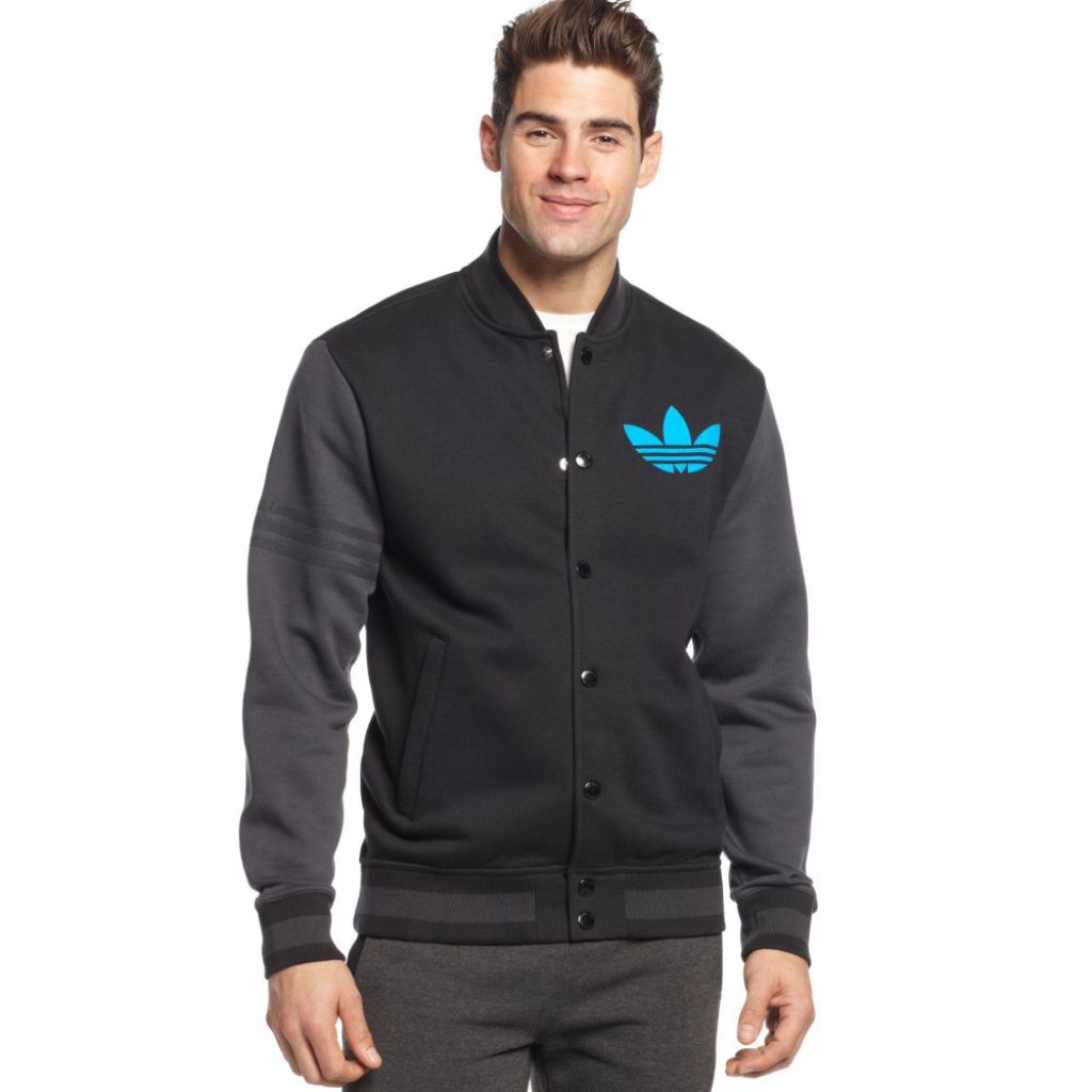 Adidas Skateboarding Varsity Jacket Bomber Casual Coach Jacket Tebal NOT gorpcore gore-tex blocktech
