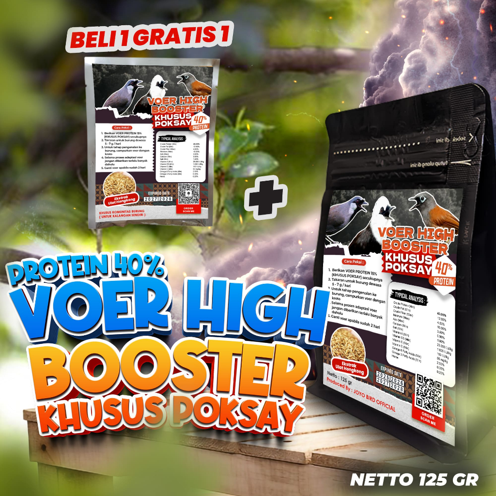 MAKANAN BURUNG POKSAY JUARA LOMBA | VOER POKSAY JUARA LOMBA | EKSTRAK ULAT HONGKONG | PAKAN JUARA LO