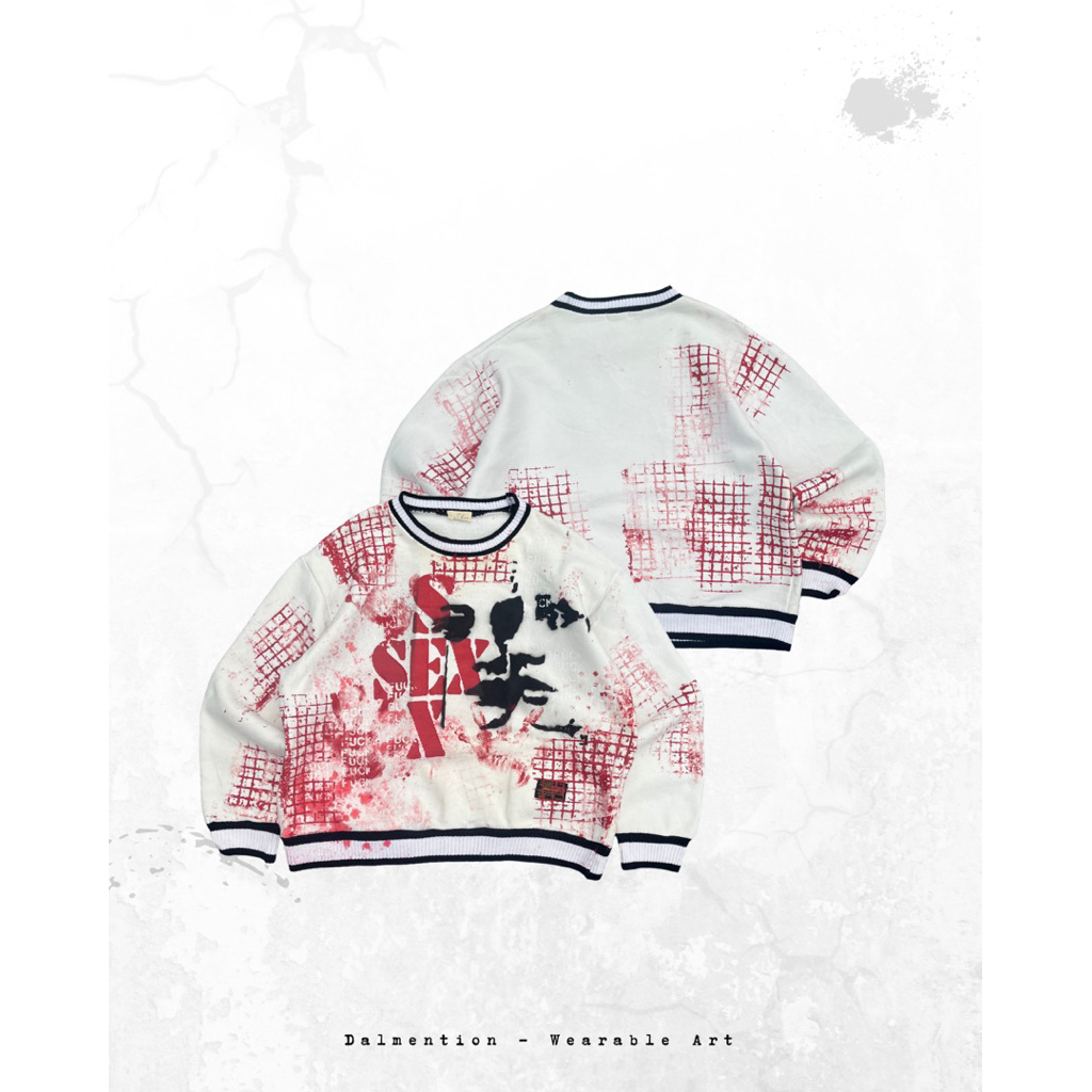 Reworked gothic Y2K sweater