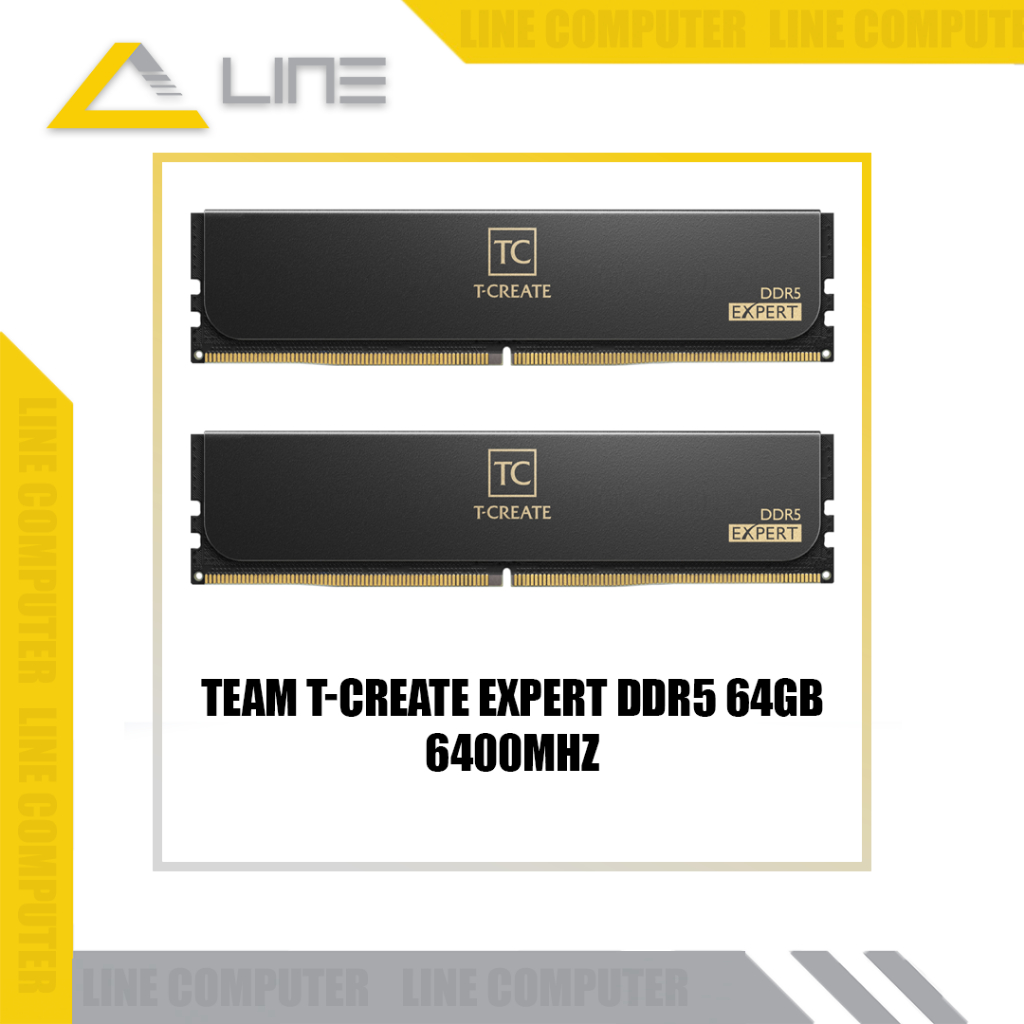 Team T-Create Expert DDR5 64GB (2x32GB) 6400mhz - Desktop RAM/Memory DDR5