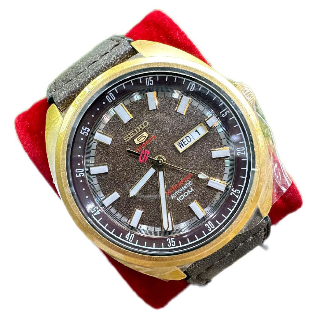 Seiko 5 sports Turtle Brown Dial Limited edition Original