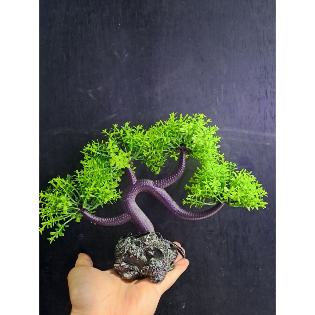 Hiasan Akuarium Pohon Bonsai / Hiasan Bunga Bonsai Akuarium / Hiasan Pohon Bonsai Akuarium / Hiasan 
