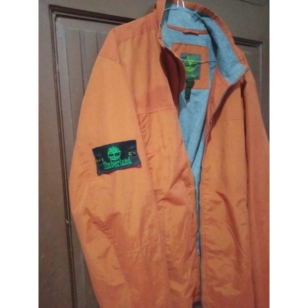 jaket timberland casual daun talas