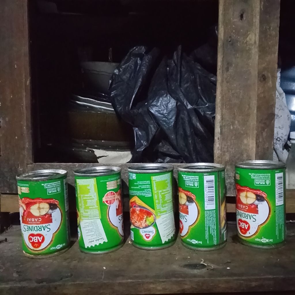 KALENG KOSONG SARDEN UKURAN KECIL