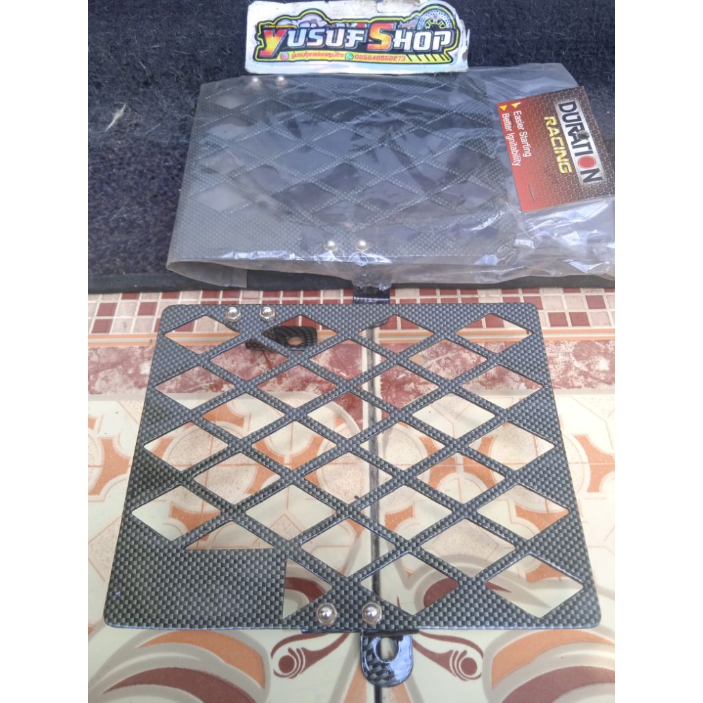 cover Radiator Jupiter mx vixion old original Duration thailand Carbon