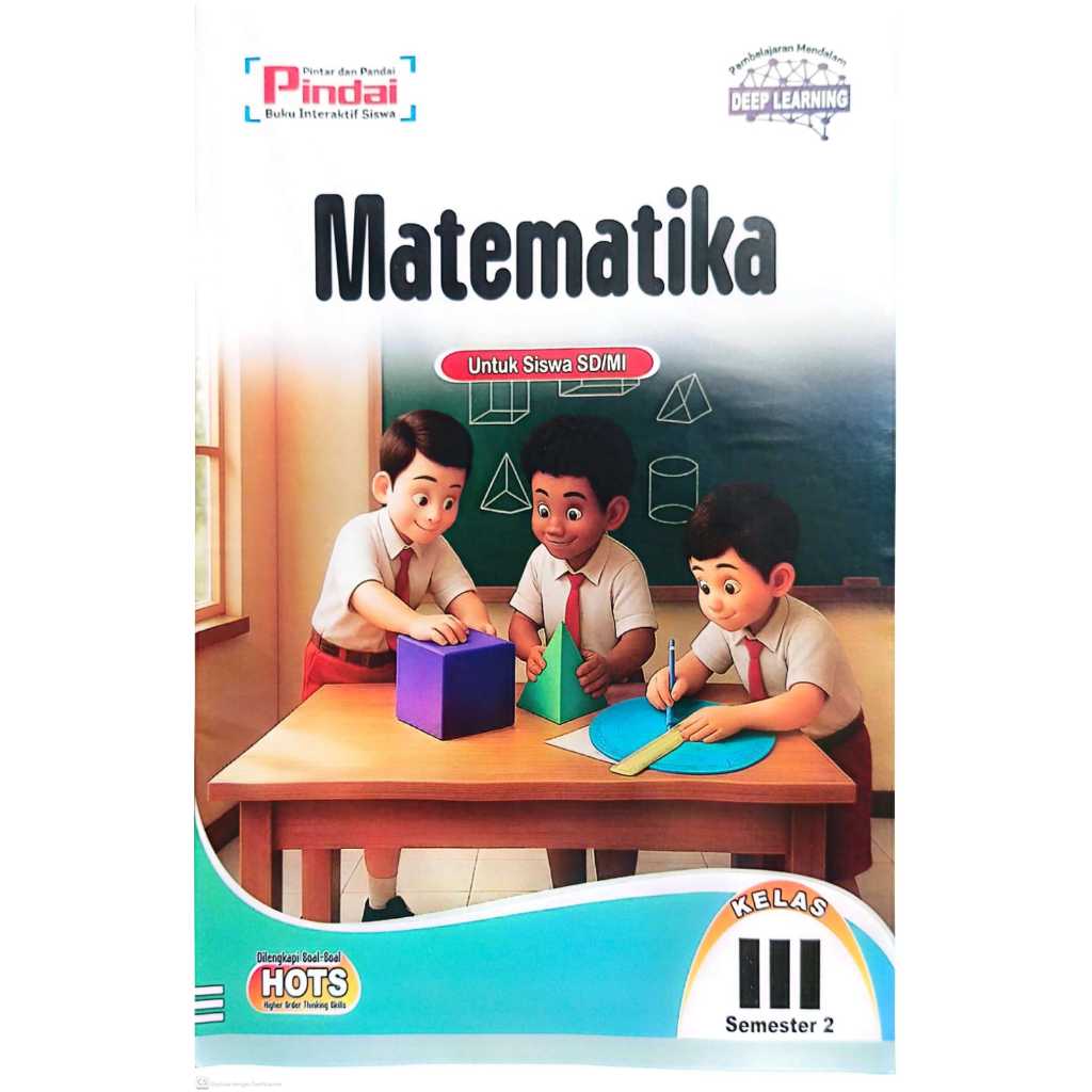 Buku LKS Matematika kurikulum Merdeka Kelas 3 SD/MI Semester 2