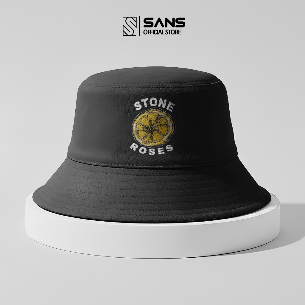 Topi Bucket Hat Casual Band The Stone roses Premium  - Bucket Hat Premium Hight Quality Unisex