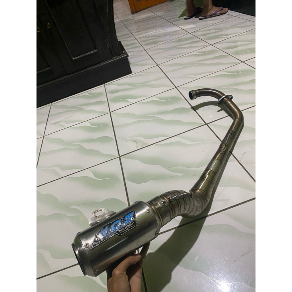 knalpot dos original ex tengah satria fu 200cc