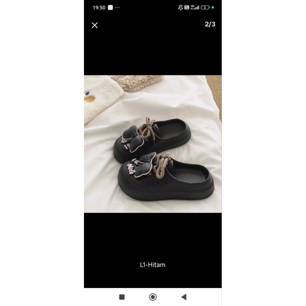 sandal selop wanita, model lucu kekinian