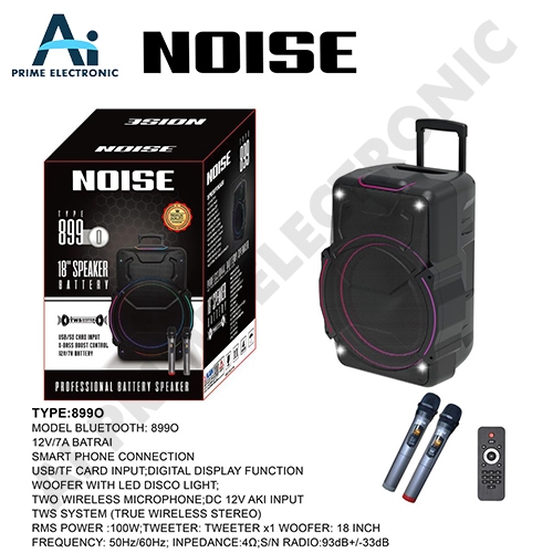 NOISE 899 O 899O Speaker Portable Bluetooth Wireless Karaoke 18 Inch