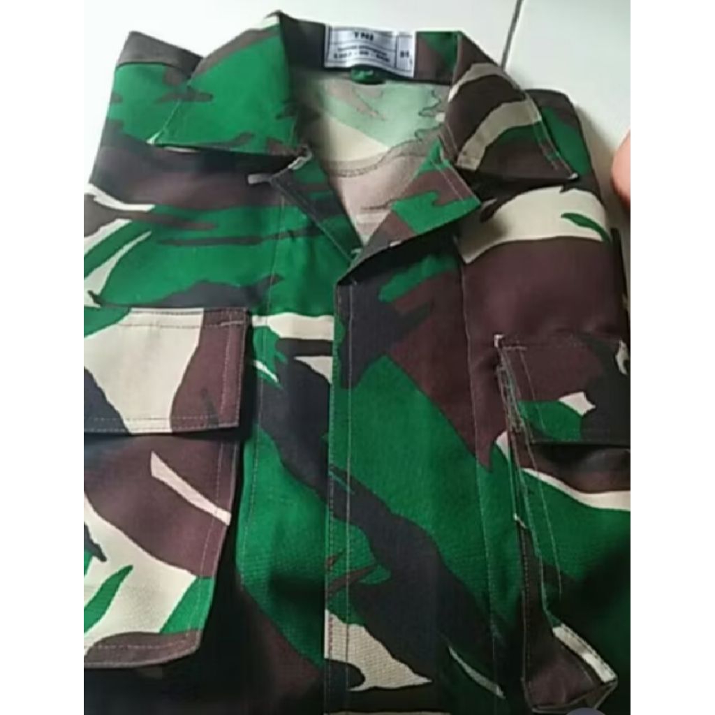 baju atasan pdl TNI SECON/bekas