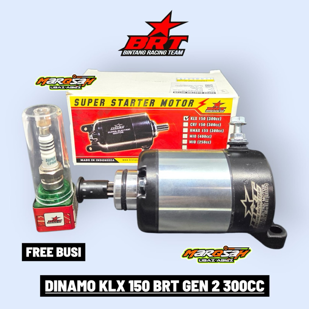 DINAMO STATER STARTER KLX 150 KLX150 BORE UP 300CC GEN 2 FREE BUSI BRT