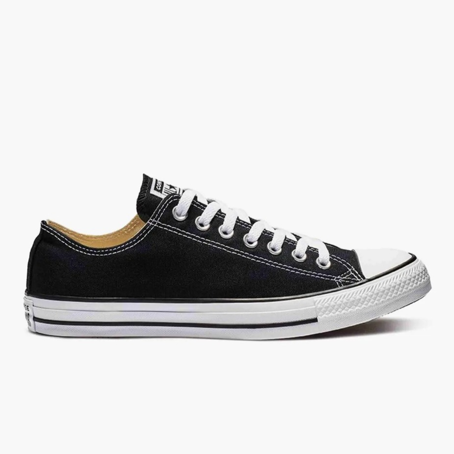 Sepatu Sneakers Unisex Converse Chuck Taylor All Star Ox Black White Original M9166C