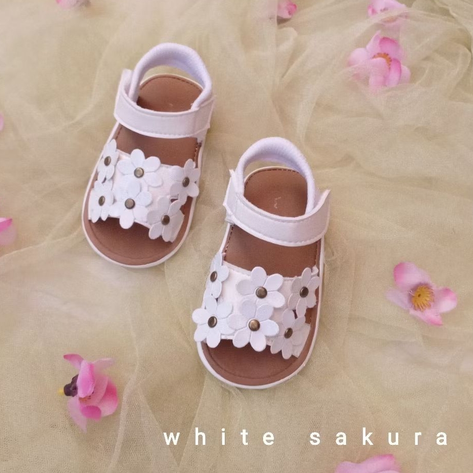 pikoobaby - Sandal anak perempuan / Sandal bayi perempuan 1 tahun / Sandal bunyi cit cit anak peremp