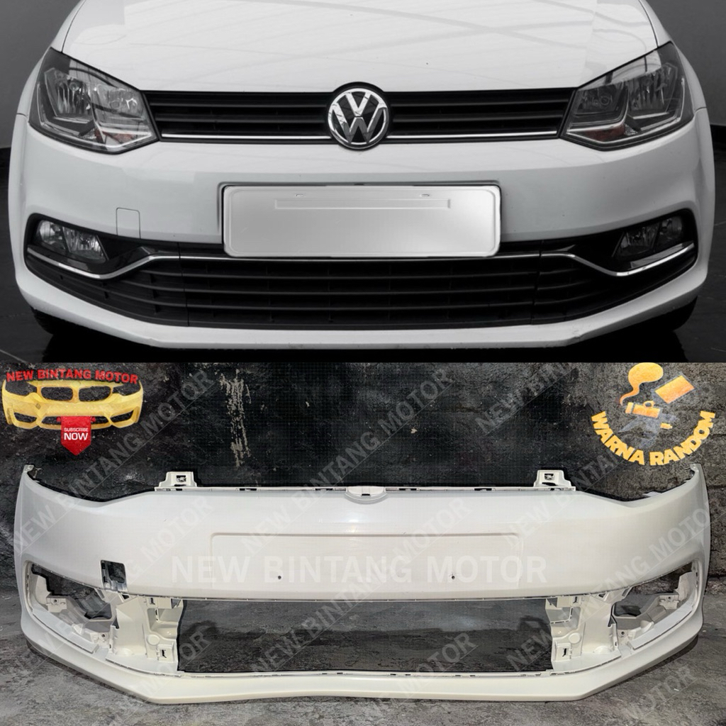Bumper depan vw polo volkswagen polo 2012 2015 original
