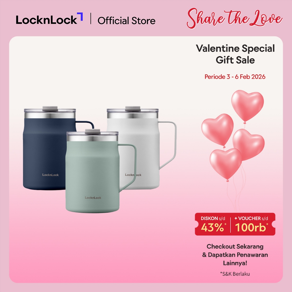 LocknLock Tumbler Metro Mug 475ml - LHC4219