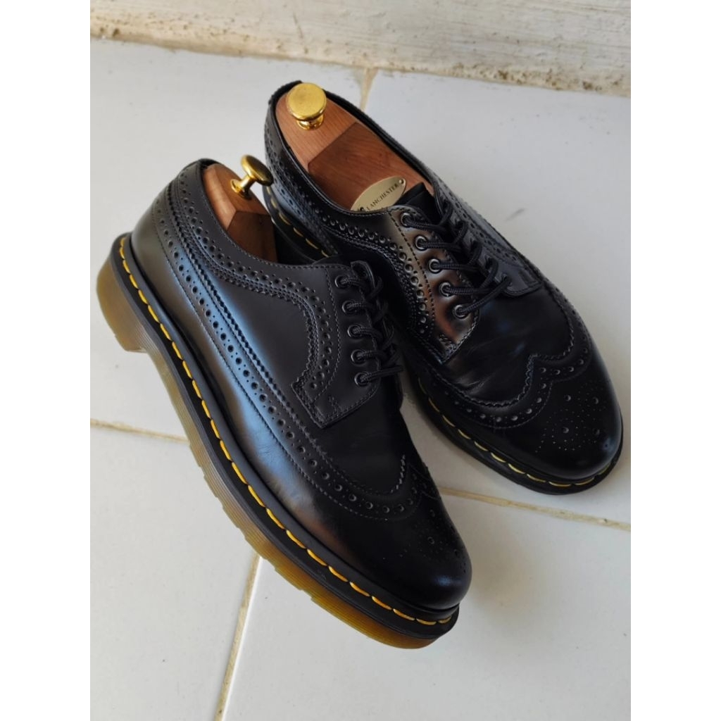 dr martens 3989 brogue wingtip yellow stitch size 42 original docmart