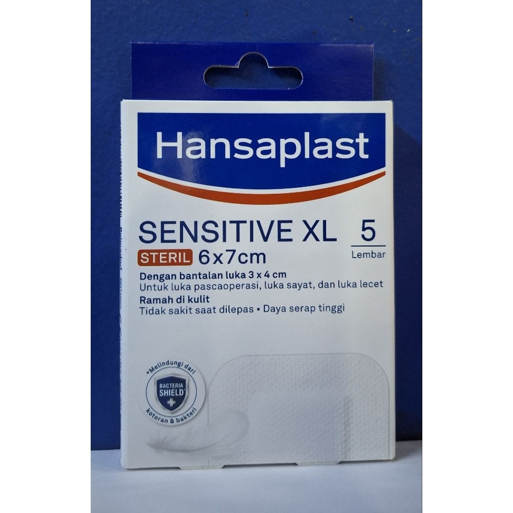 Hansaplast Sensitive XL (6×7cm) @5
