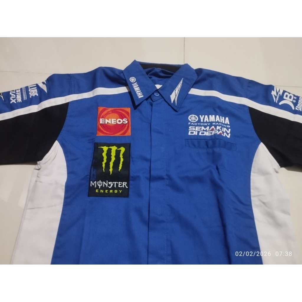 Baju Racing Moto GP Yamaha L