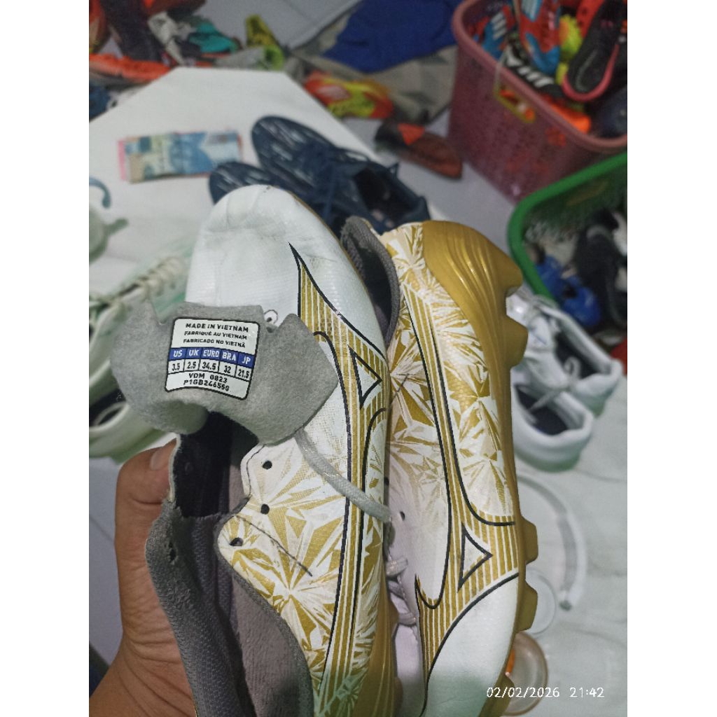 preloved sepatu bola anak Mizuno Alpha Select Jr