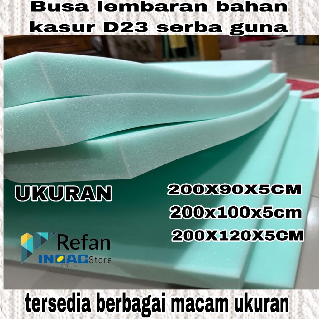 Busa lembaran 200x120x5cm bahan kasur tidak mudah kempes bisa di gunakan untuk apa saja