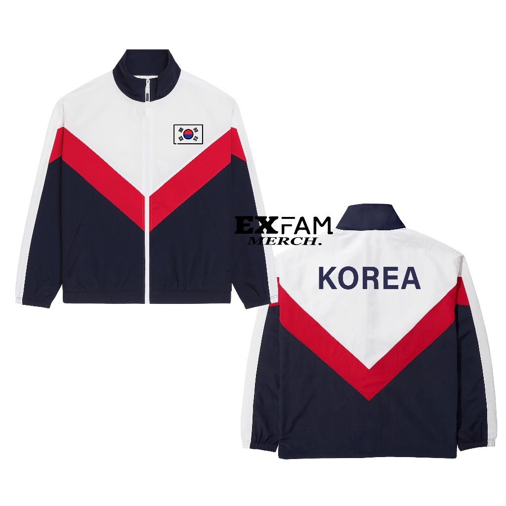 Tracktop Vintage Jaket Korea Outfits Hits Cosplayer