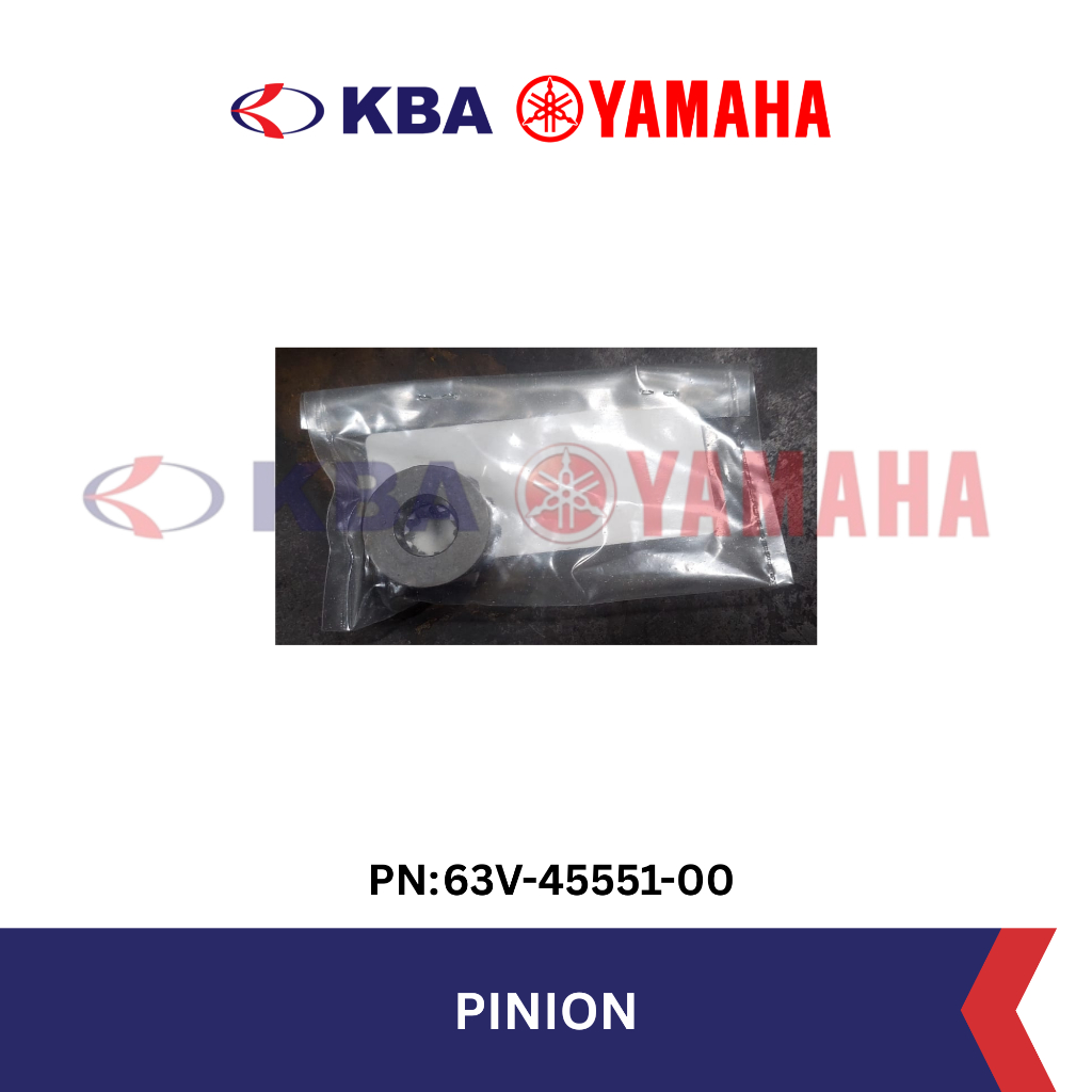 Yamaha Genuine Parts - PINION (PN: 63V-45551-00) Mesin Tempel