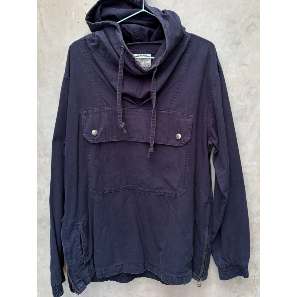 Save My Monday Anorak Jacket Hoodie Parka Rare Preloved Jaket Unik