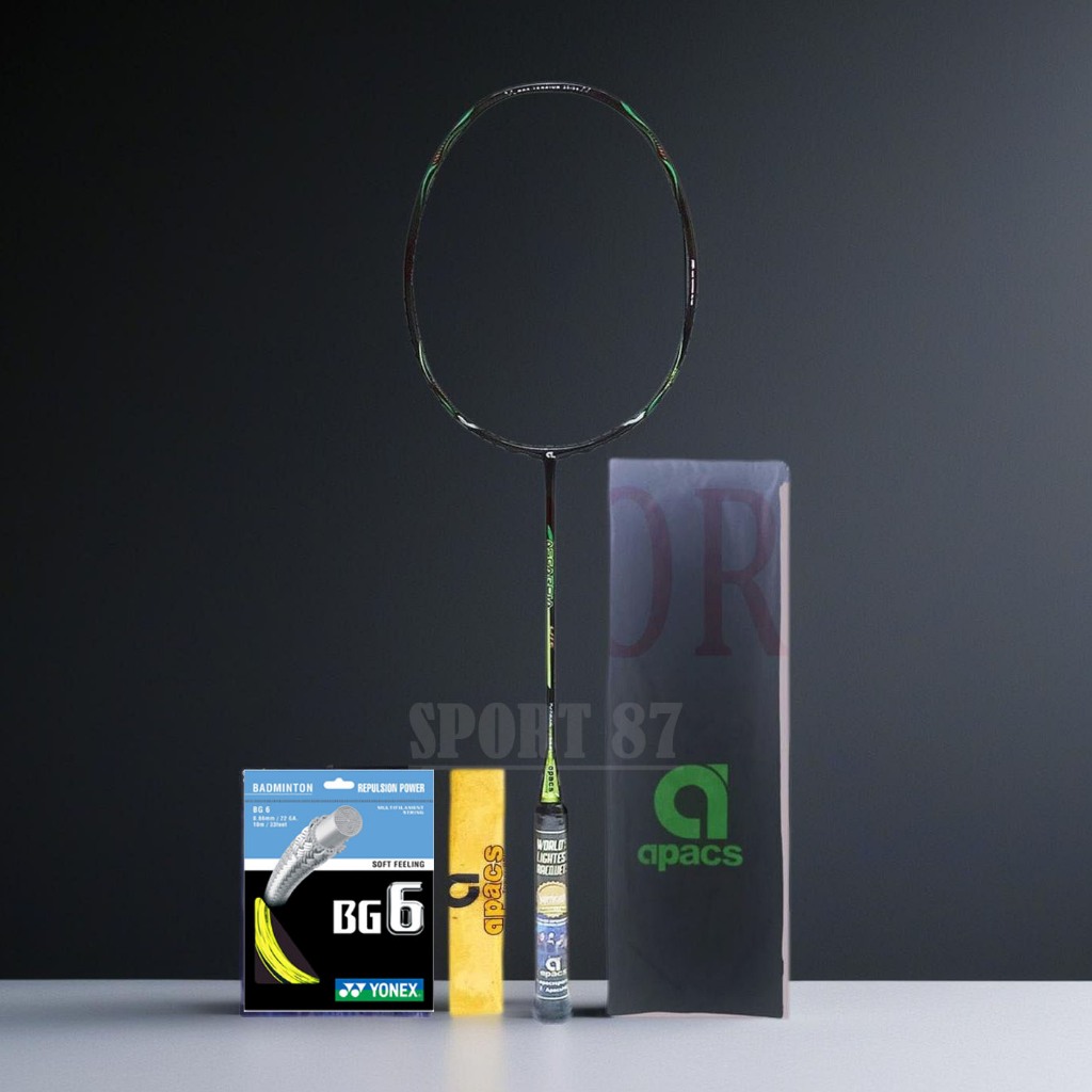 Raket Badminton Apacs Asgardia Lite Bonus Komplit Apacs Asgardia Lite