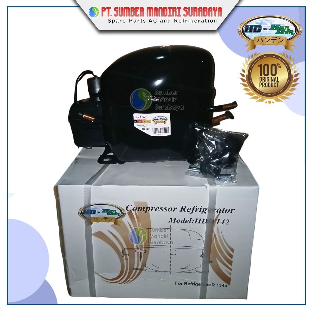 COMPRESSOR KULKAS HANDEN ADW/HDW 142 - 1/2 PK