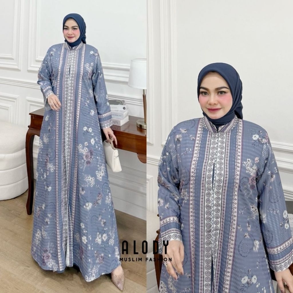 New Fashion DEYURA//Fateemah Dress//Audrey 3 (seri A)//Maxi Dress Chanel Ori SHR