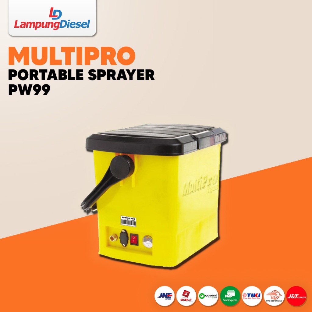 MULTIPRO Portable Pressure Washer PPW-99 PDR