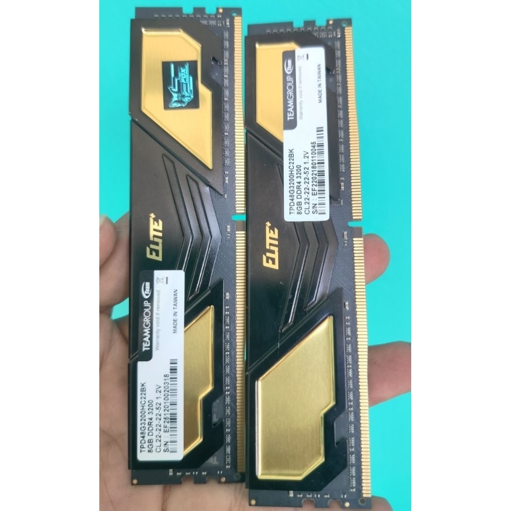 RAM 16 Gb (2x8 Gb) Team Elite+ Ddr4 3200