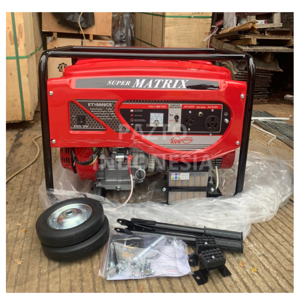 MATRIX GENERATOR GENSET BENSIN ET 10000 CE 7500 WATT